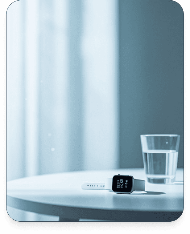 Wearable on a table